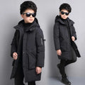 -30 Degree Waterproof Warm Down Hooded Coat for Teen Boys childrensterritory