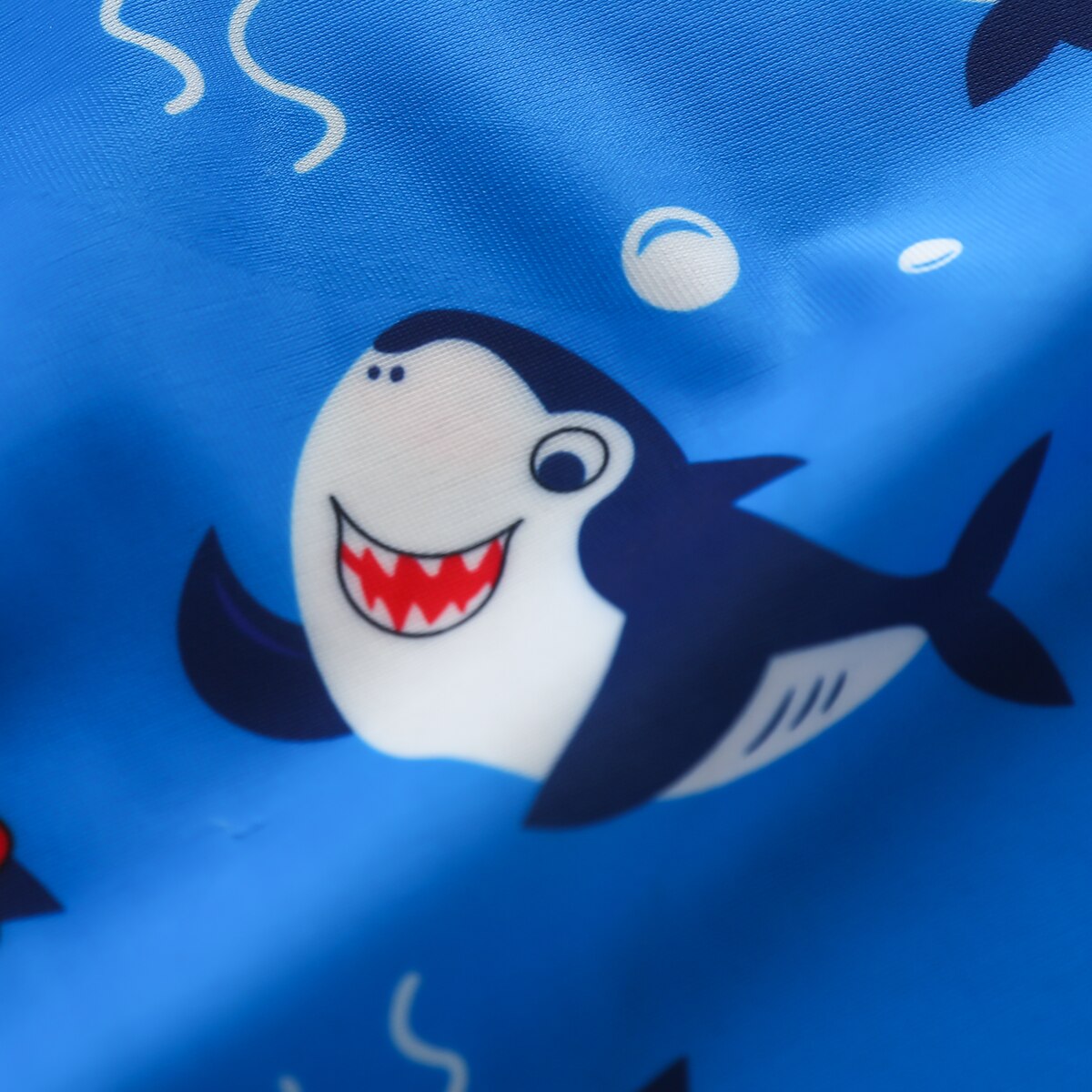Baby Boys Cartoon Shark Print Blue Beachwear childrensterritory