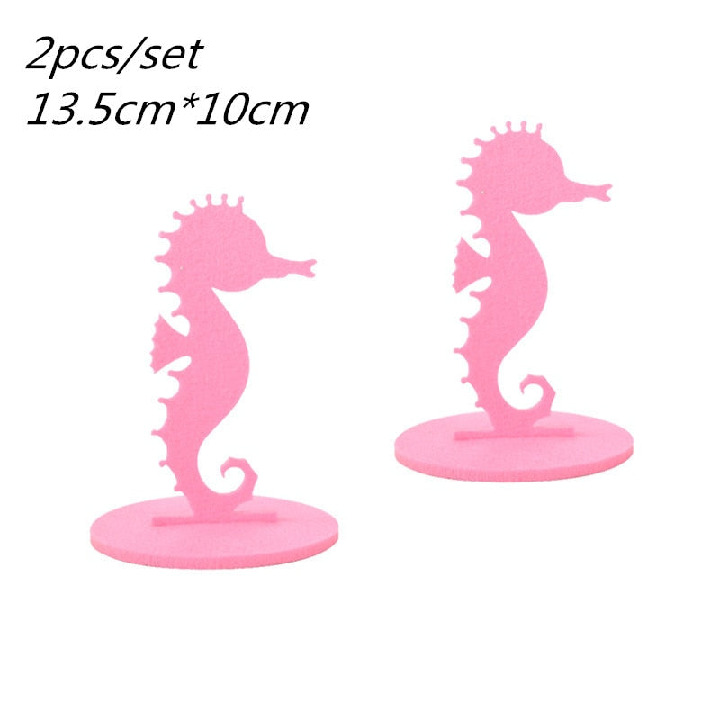 Mermaid Theme DIY Seagrass Seahorse for Party Decoration childrensterritory