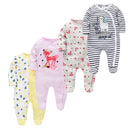 Baby's Long Sleeve Printed Cotton Summer Rompers childrensterritory