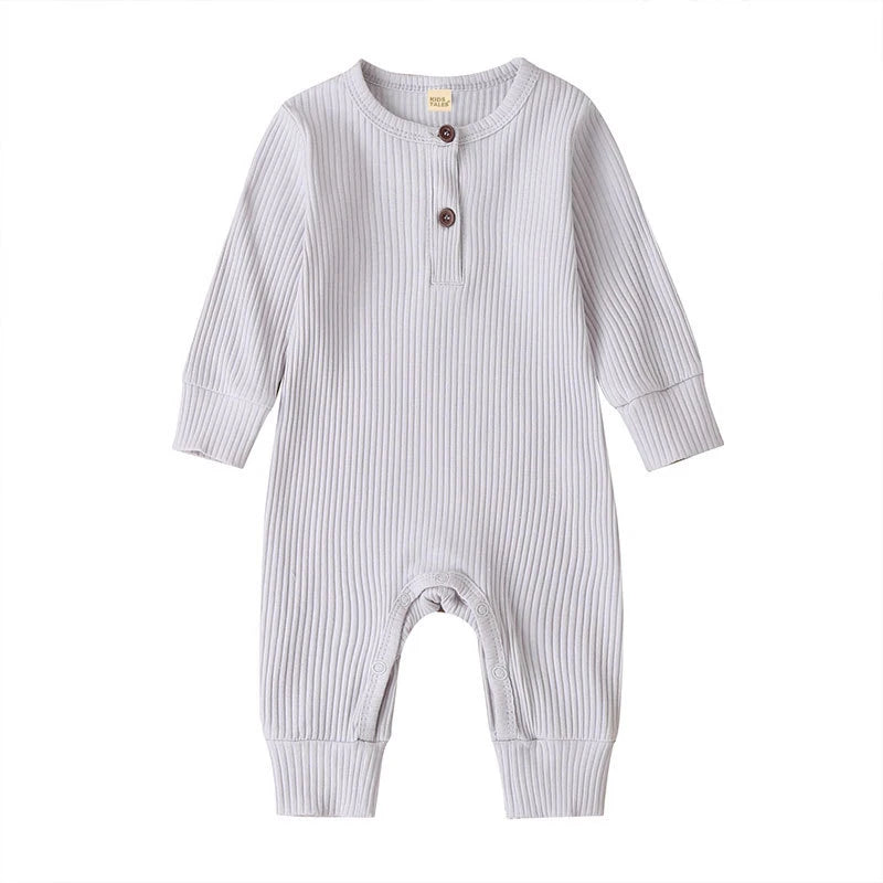 Baby Boys/Girls Long Sleeve Cotton Romper