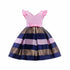 Kids Girls Striped Party Dresses/Princess Costume childrensterritory
