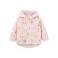 Cartoon Rabbit Printed Girls Hooded Coat childrensterritory