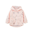 Cartoon Rabbit Printed Girls Hooded Coat childrensterritory