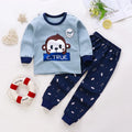 Kids Cartoon Print Long-Sleeved Clothing Set childrensterritory