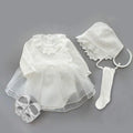 Newborn Girl Christening Dresses Set (Shoes, Tights & Long Socks) childrensterritory