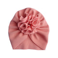 Baby Girl Donut Beanie Warm Flower Headwrap childrensterritory