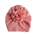 Baby Girl Donut Beanie Warm Flower Headwrap childrensterritory