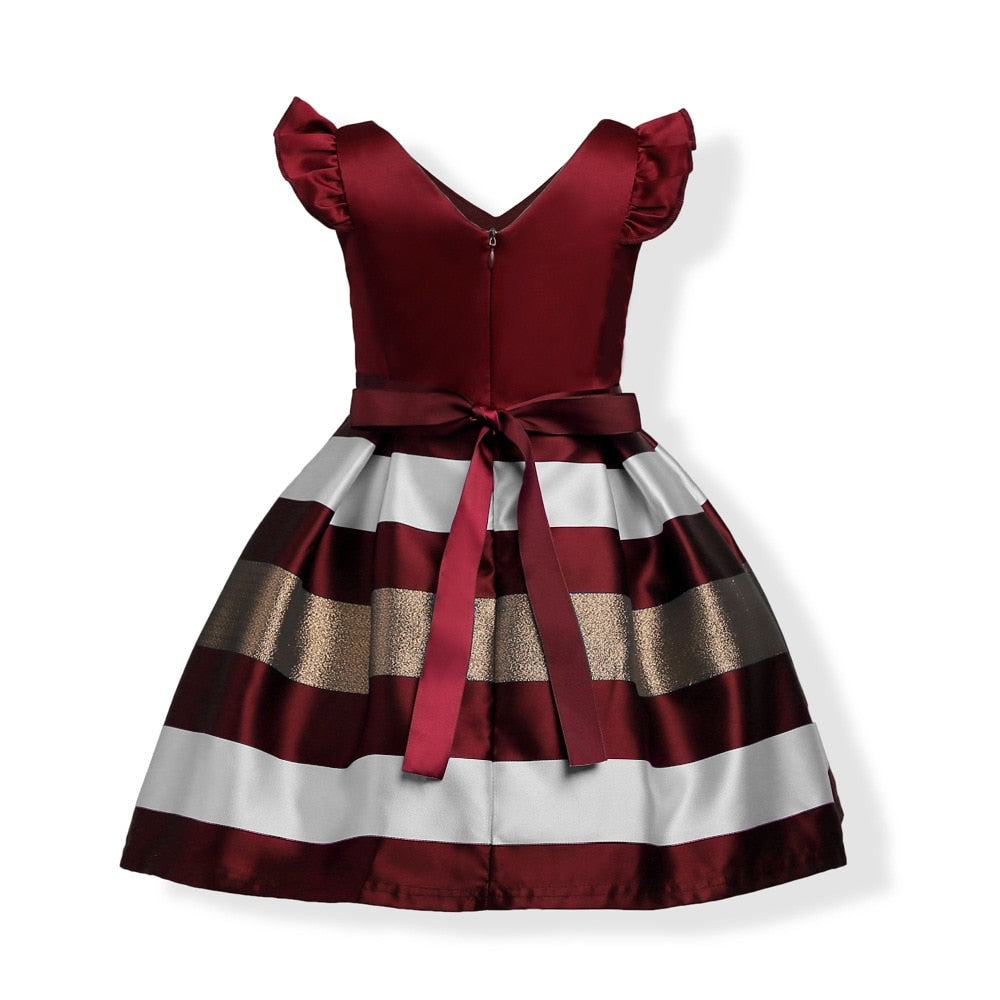 Kids Girls Striped Party Dresses/Princess Costume childrensterritory