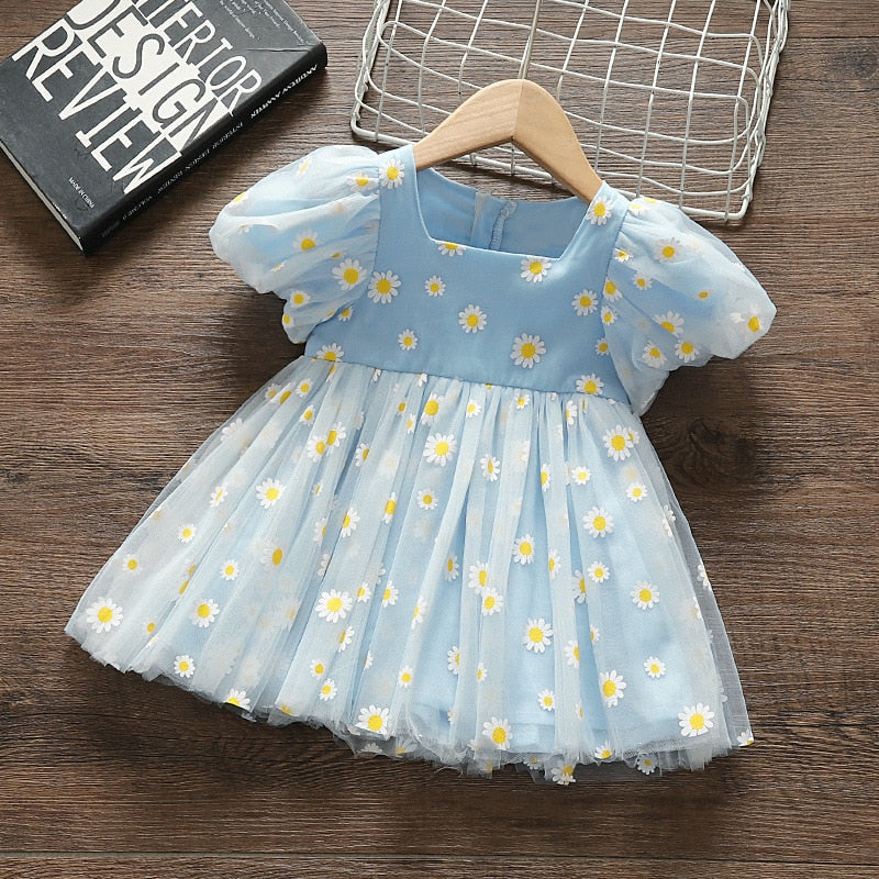 Toddler Girls Puffy Floral Princess Wedding Party Dresses childrensterritory