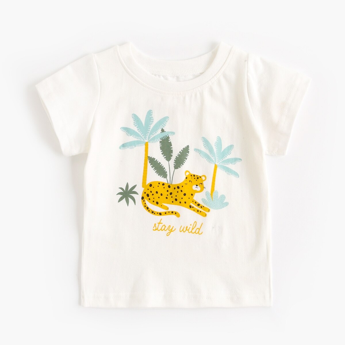 Tiger Print Baby Boys 2 Piece Cotton Clothing Set childrensterritory