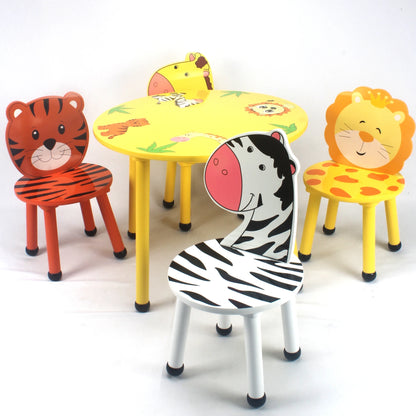 Kids Wooden Table and 2 Chairs Set/Art Desk