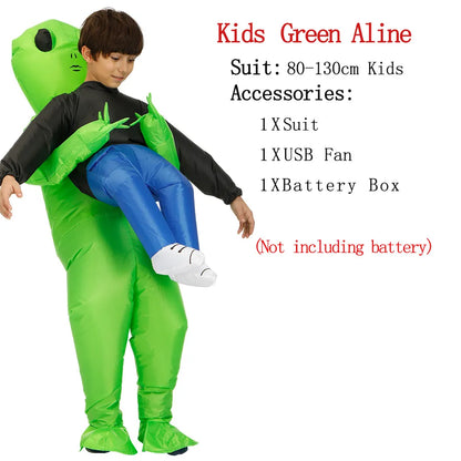Inflatable Alien Scary Cosplay Costume For Kids/Adults childrensterritory