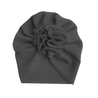 Baby Girl Donut Beanie Warm Flower Headwrap childrensterritory