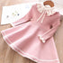 Kids Girls Pleated Knitted Warm Sweater Dresses childrensterritory