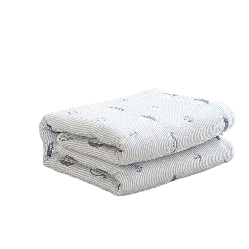 6 Layer Cotton Muslin Baby Blankets Carriage Quilt childrensterritory