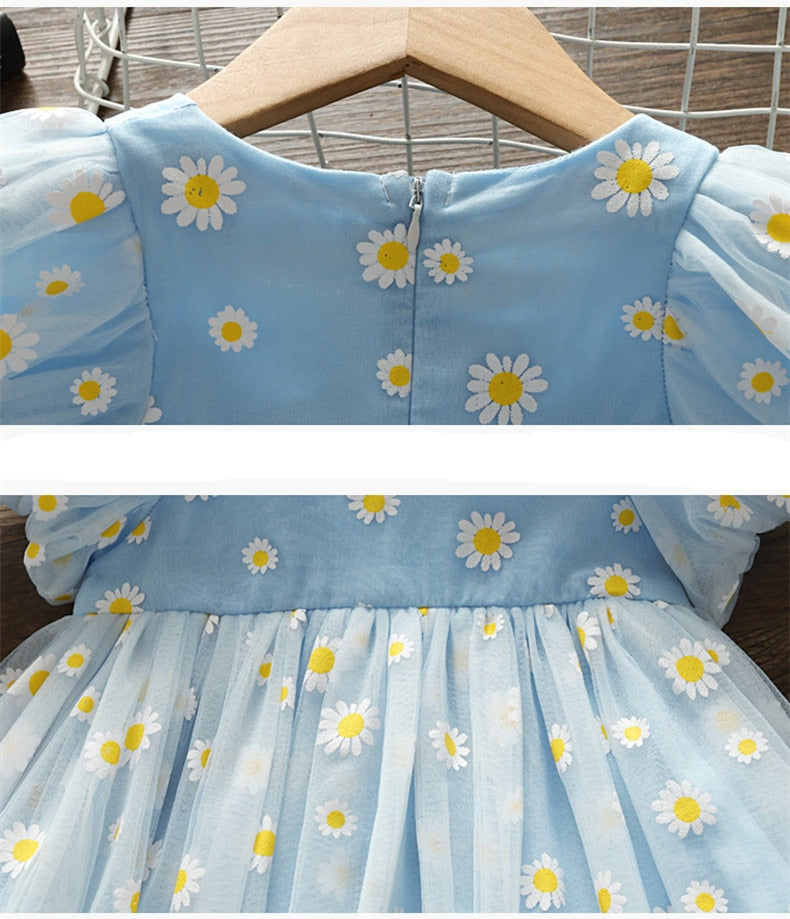 Toddler Girls Puffy Floral Princess Wedding Party Dresses childrensterritory