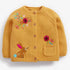 Lovely Cartoon Rabbit Embroidery Soft Cardigan for Kids childrensterritory