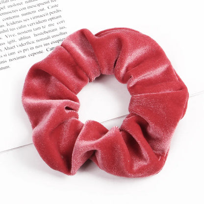 Velvet Scrunchie Hairband For Girls