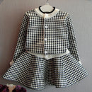Girls' Long-Sleeved Collar Design Winter Outfit childrensterritory