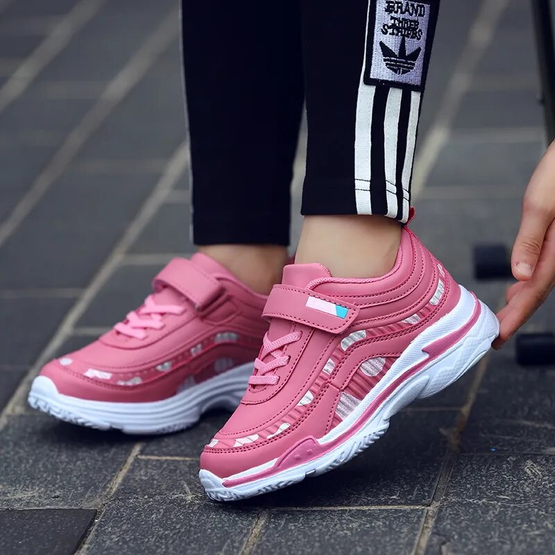 Kids Girls Breathable Waterproof Running Sneakers childrensterritory