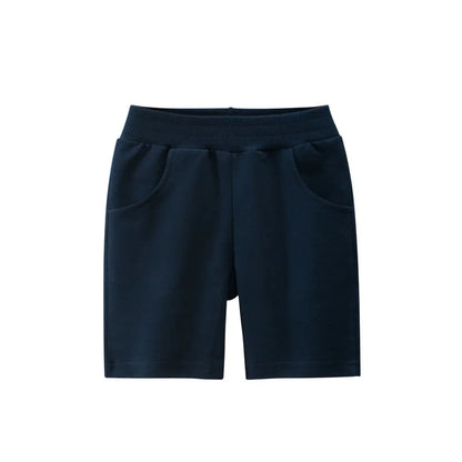 Solid Color Kids Boys Casual Cotton Shorts Pants childrensterritory