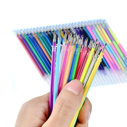 1 Set of 2/24/36/48 Glitter Gel Pen Refills for Kids childrensterritory