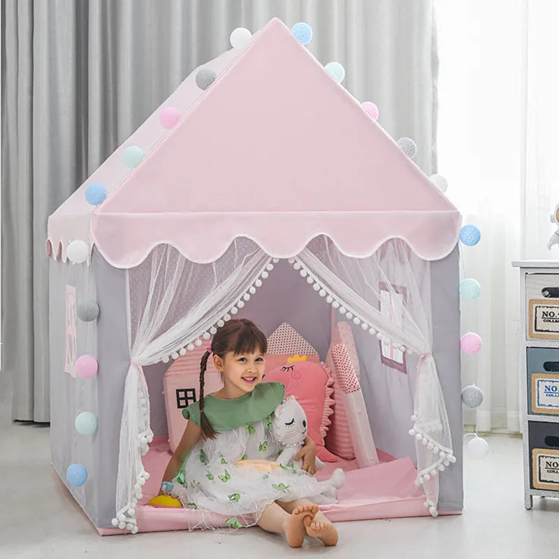 1.35M Large Folding Kids Play House Princess Castle childrensterritory