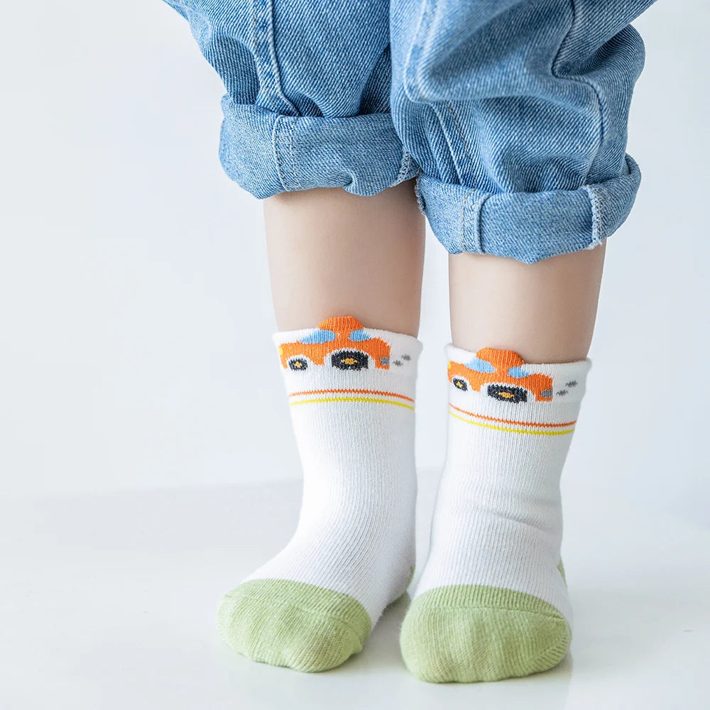 Solid Colour Soft Newborn Baby Socks