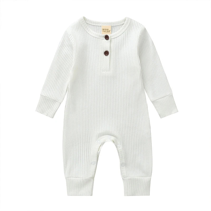 Baby Boys/Girls Long Sleeve Cotton Romper