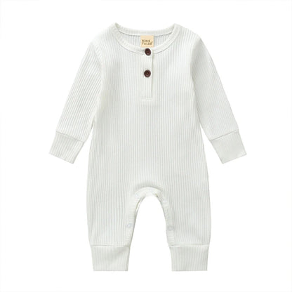 Baby Boys/Girls Long Sleeve Cotton Romper