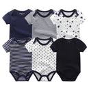 6Pcs/Lot Cartoon Design Soft Cotton Baby Rompers childrensterritory