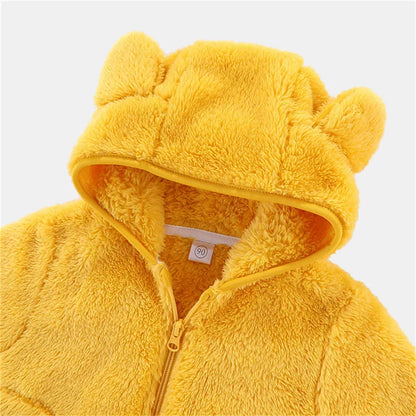 Toddler Boys Girls Warm Fleece Colorful Hoodies Jackets childrensterritory