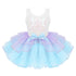 Shiny Sequins Design Tutu Ballet Dress for Little Girls childrensterritory