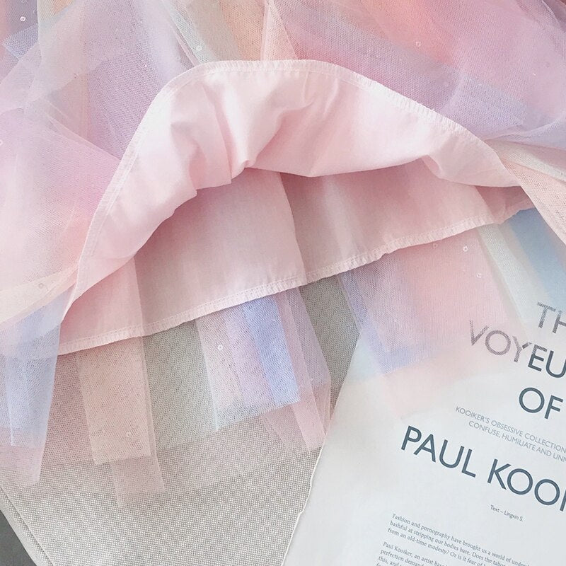 Kids Girls Tutu Princess Dress for Summer Party