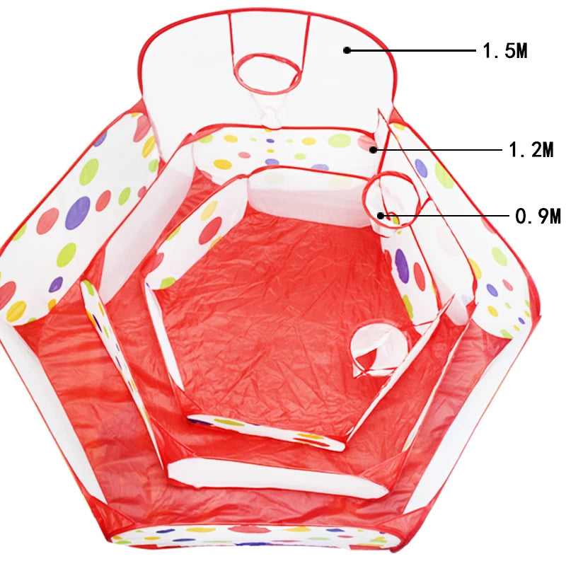 Foldable Shootable Ball Pit Play Tent for Kids Holiday Gifts