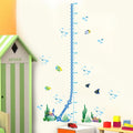 Cartoon Design Height Measure Wall Decals for Kids Room childrensterritory
