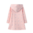 Toddler Girls Star Beading Printed Hooded Top childrensterritory