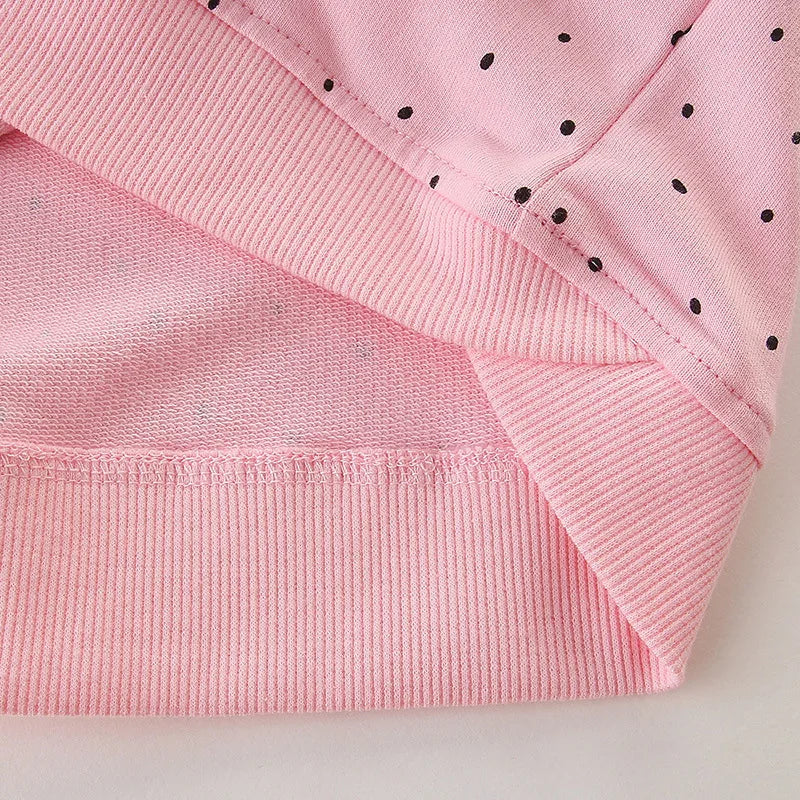 Little Girls Lovely Cat Design Cotton Sweatshirt