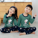 Kids Unisex Cartoon and Floral Print Soft Sleepwear Pajamas Sets childrensterritory