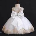 Kids Girls Big Bow and Lace Design Tutu Princess Dresses childrensterritory