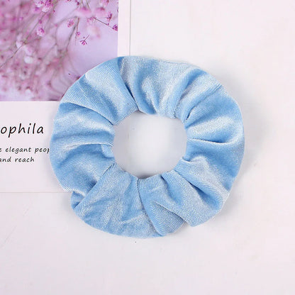 Velvet Scrunchie Hairband For Girls