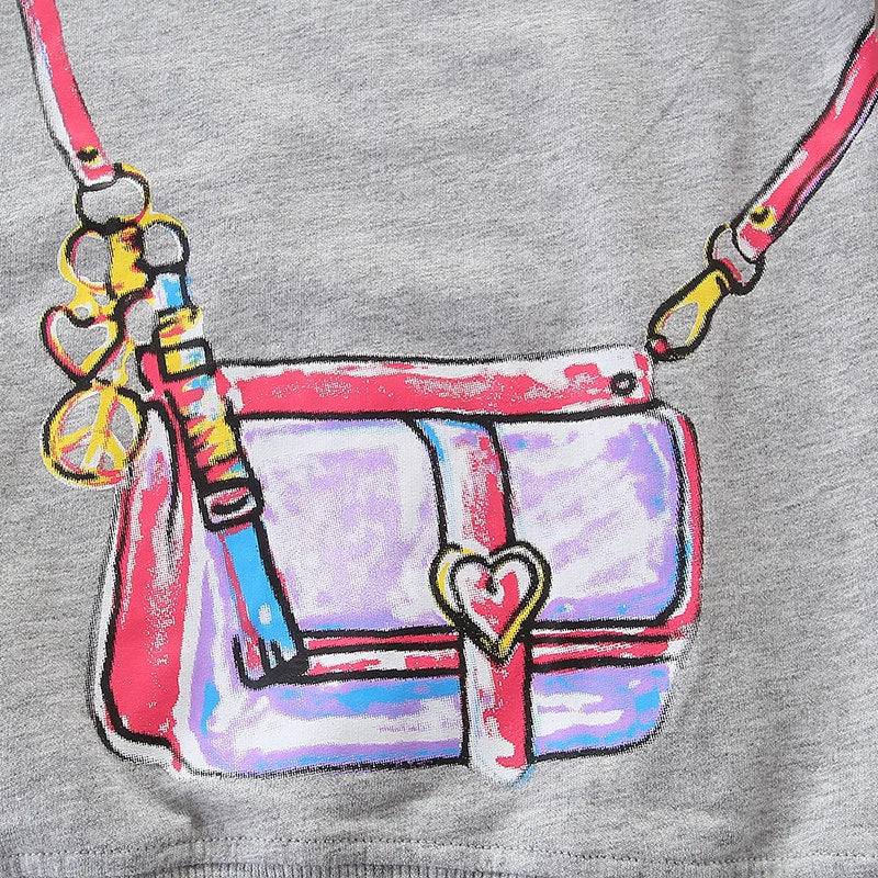 Cartoon Animal Design Little Girls Cotton Sweatshirts for Winter