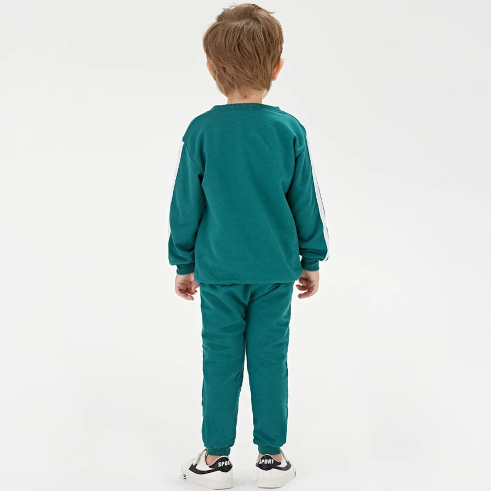 Baby Kids Solid Colour Winter Clothing Set