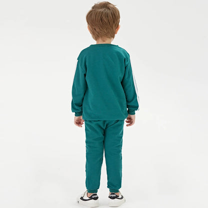 Baby Kids Solid Colour Winter Clothing Set childrensterritory