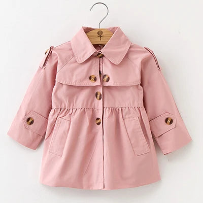 Designer Kids Girls Hooded Windbreaker Jackets childrensterritory
