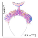 Mermaid Tail Party Headband Photo Props for Girls childrensterritory