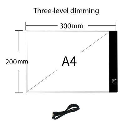 A4 Level Dimmable Led Drawing Pad Creative Gifts For Children childrensterritory