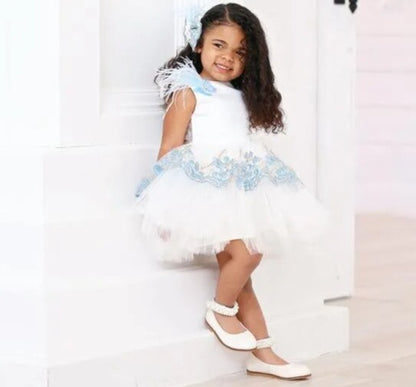 Baby/Kids Girl Lace Flower Dress for Birthday Party childrensterritory