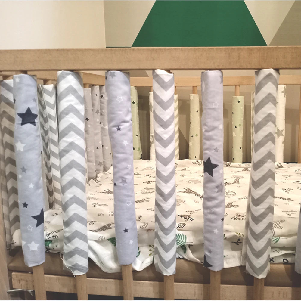 12pcs /lot Anti-collision Baby Bed Crib Bumper Set childrensterritory
